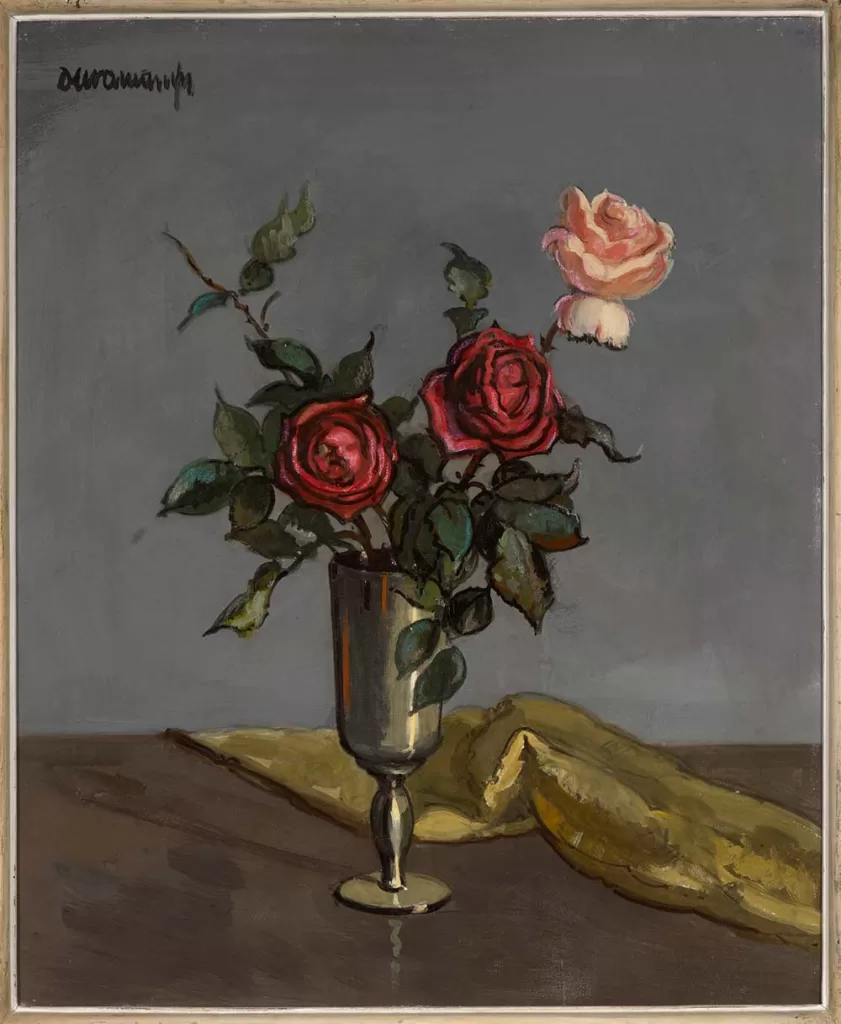Florero con rosas