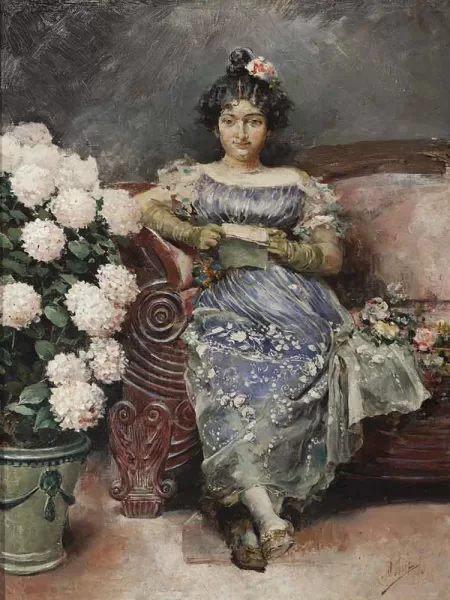 Mujer leyendo una carta