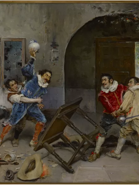 Pelea en el mesón
